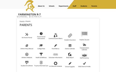 Parents – Parents – Farmington R-7 School District