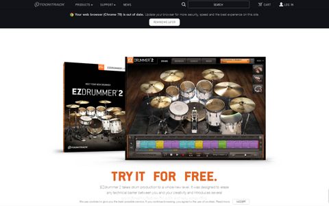 EZdrummer 2 – 10 day demo version - Toontrack