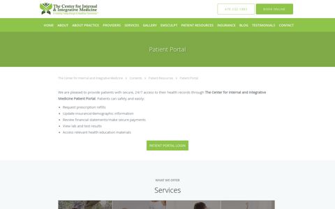 Patient Portal - The Center for Internal and Integrative Medicine