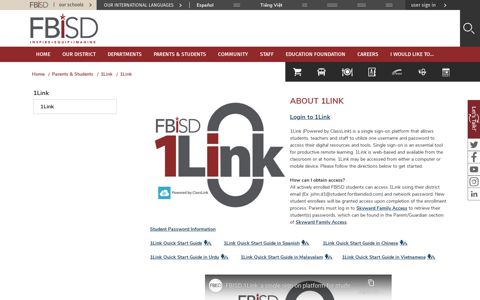 1Link / 1Link - Fort Bend ISD