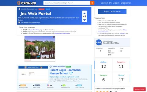1680 jns web portal login