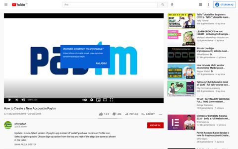 How to Create a New Account in Paytm - YouTube