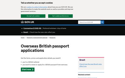 Overseas British passport applications - GOV.UK