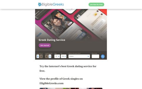 Greek Dating Service - EligibleGreeks
