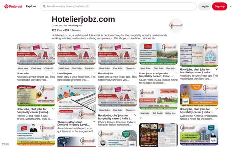 400+ Hotelierjobz.com ideas | job portal, hospitality industry ...
