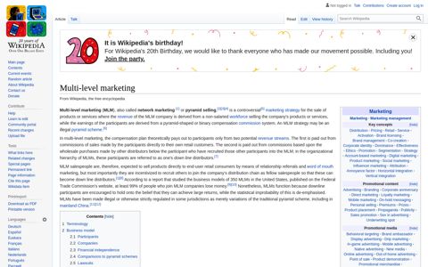 Multi-level marketing - Wikipedia