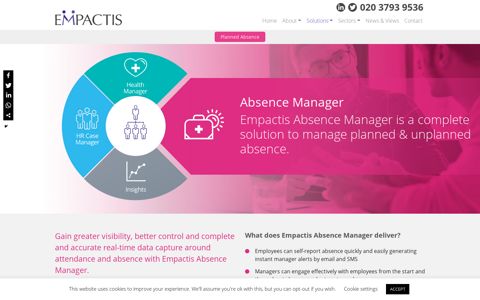 Absence management software | Empactis Absence Manager