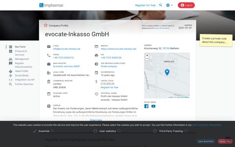 evocate-Inkasso GmbH | Implisense