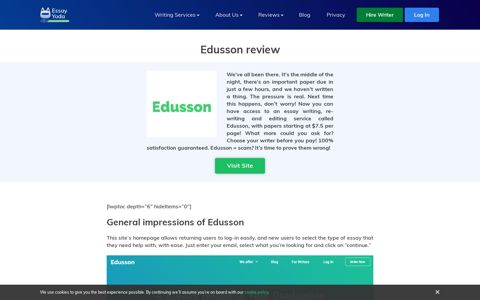 Edusson Reviews 2020: Is Edusson.com Legit or Scam?