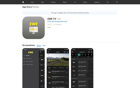 ‎EWE TV on the App Store