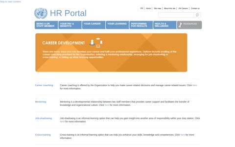 Career Development | HR Portal