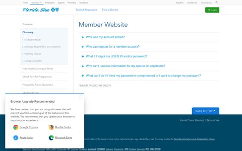 Member Website | Florida Blue