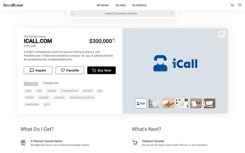 Icall.com is For Sale | BrandBucket