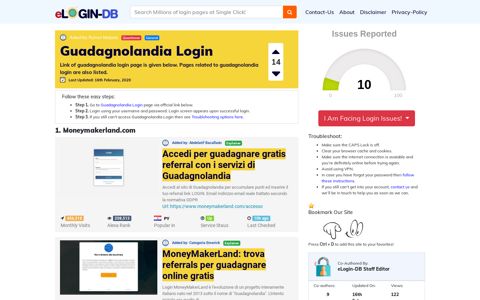Guadagnolandia Login - A database full of login pages from ...