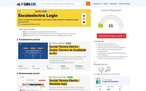 Escolaelectra Login - A database full of login pages from all ...