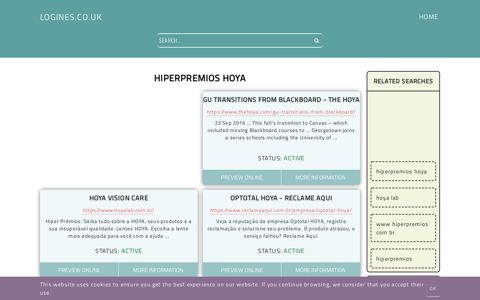 hiperpremios hoya - General Information about Login