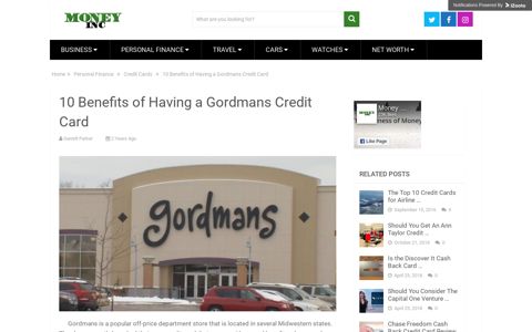 10 Benefits of Having a Gordmans Credit Card - Money Inc