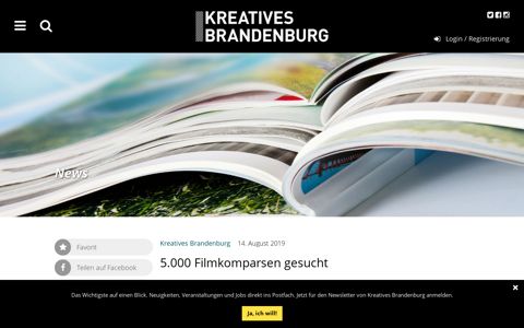 5.000 Filmkomparsen gesucht - News - Kreatives Brandenburg