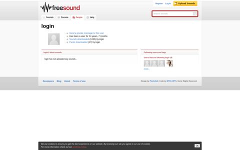 login - Freesound