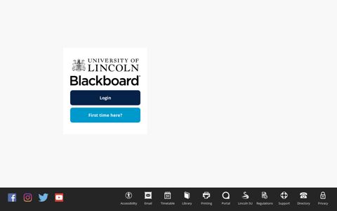 Blackboard - University of Lincoln