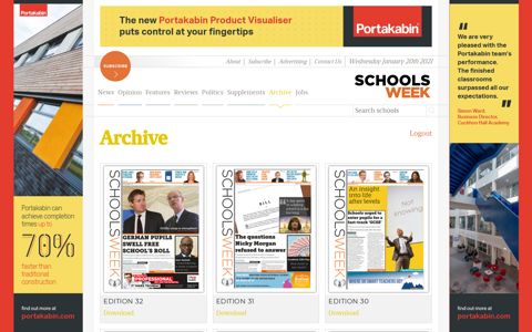 Archive | Schools Week - Part 18