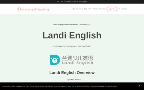 Online English Teaching — Teach with Landi