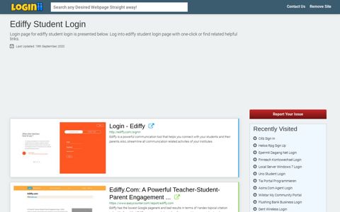 Ediffy Student Login - Loginii.com