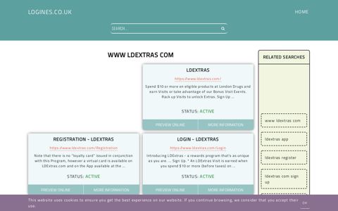 www ldextras com - General Information about Login - Logines.co.uk