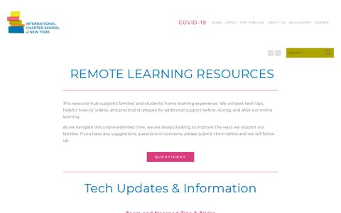 Remote Learning Resources — International Charter School ...