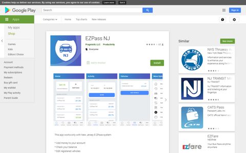 EZPass NJ - Apps on Google Play