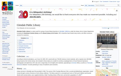 Glendale Public Library - Wikipedia