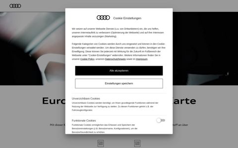 Europa Tank + Service Karte Bonus > Leasing > Audi ...
