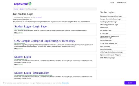 Gzs Student Login Student Login - Login Page - http://diploma ...