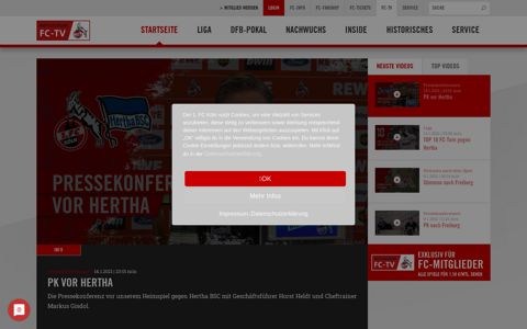 NetCologne FC-TV - Der TV-Channel des 1. FC Köln für FC ...