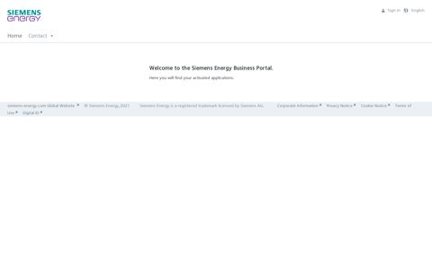 Portal for Siemens - Extranet - Home