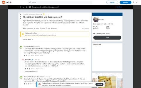 Thoughts on GreekBill and dues payment ? : Frat - Reddit
