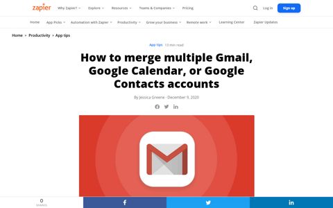 How to merge multiple Gmail, Google Calendar, or Google ...
