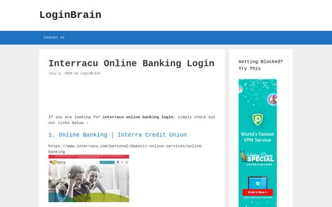 Interracu Online Banking - Online Banking | Interra Credit Union
