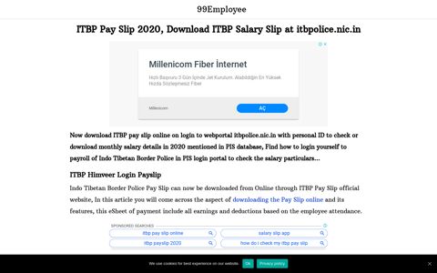 ITBP Pay Slip 2020, Download ITBP Salary Slip at itbpolice ...