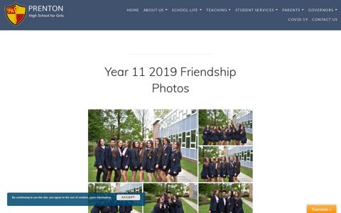 Year 11 2019 Friendship Photos - Prenton High School for Girls