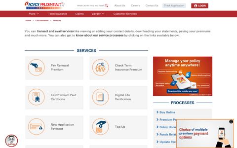 All My Policies - ICICI Prudential Life Insurance