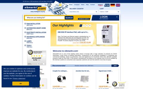 eibmarkt.com - one of the leading technology shops in Europe