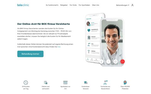 BKK firmus Online-Arzt • Diagnosen, AU & Rezepte online ...