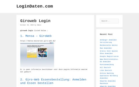 Giroweb Login - LoginDaten.com