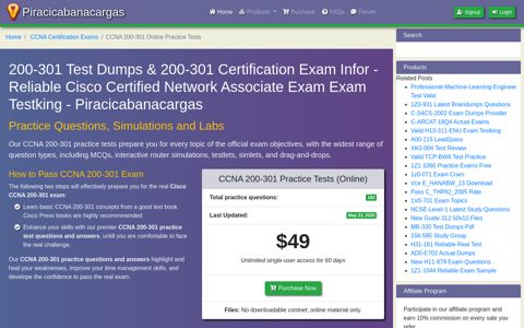 200-301 Test Dumps & 200-301 Certification Exam Infor ...