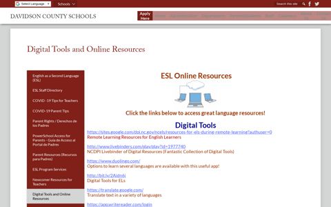 Digital Tools and Online Resources – English as a Second ...