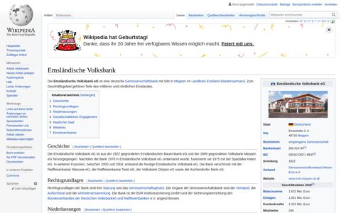 Emsländische Volksbank – Wikipedia