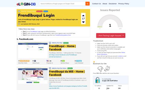 Frendibuqui Login - A database full of login pages from all ...