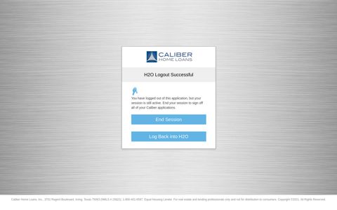Caliber Log-In - Caliber Home Loans