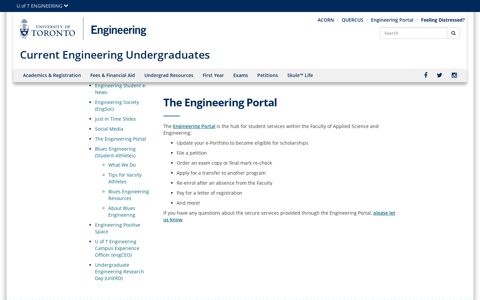 Current Engineering Undergraduates The Engineering Portal